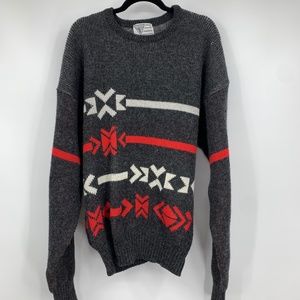 Vintage‎ Tyrolia Head large sweater pullover wool